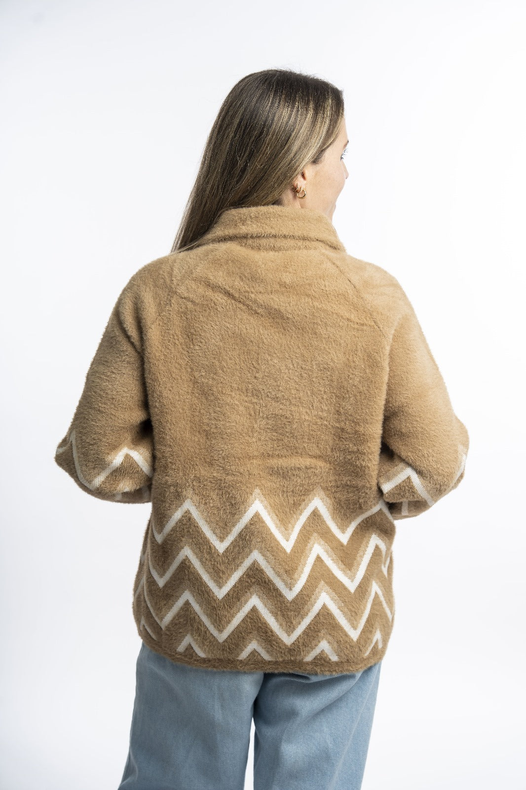 Campera de piel ZigZag