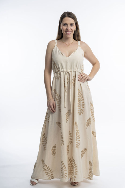 Solera bordada de lino