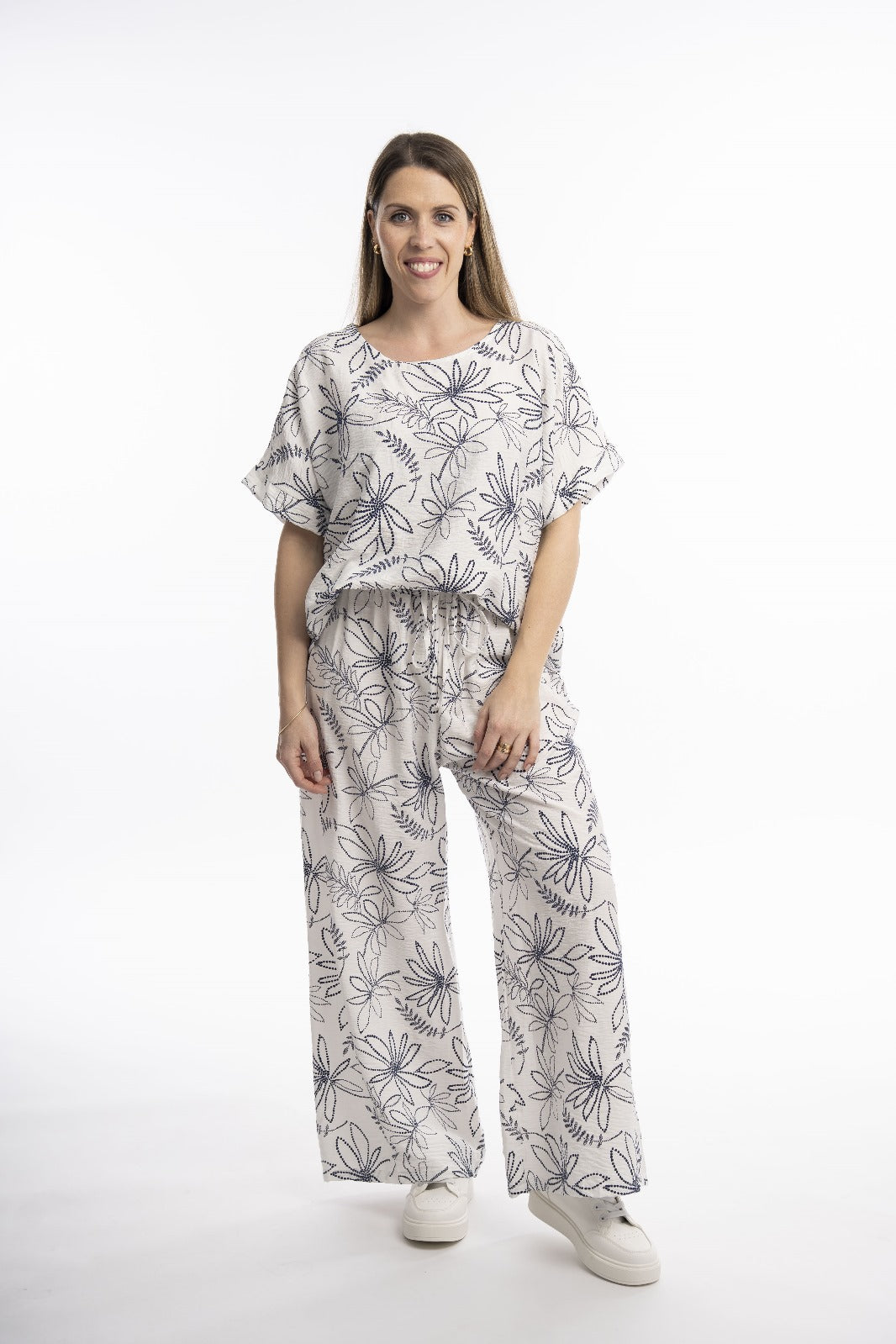 Conjunto floreado