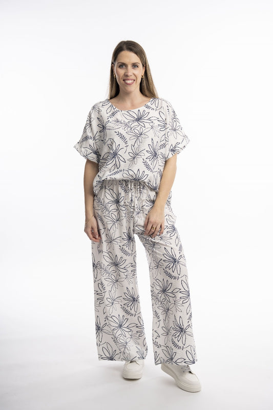 Conjunto floreado