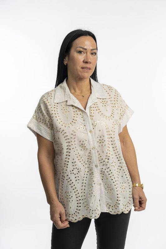 Camisa broderie