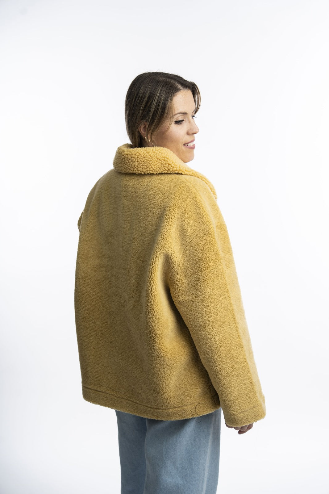 Chaqueta Gamulan combinado de corderito